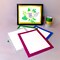BAZIC 11" X 14" White Poster Board w/Glitter Frame (5/Pack)
